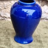 Peacock ceramic vase