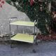 Bar service in yellow formica and white edges