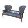 Napoleon III leather sofa