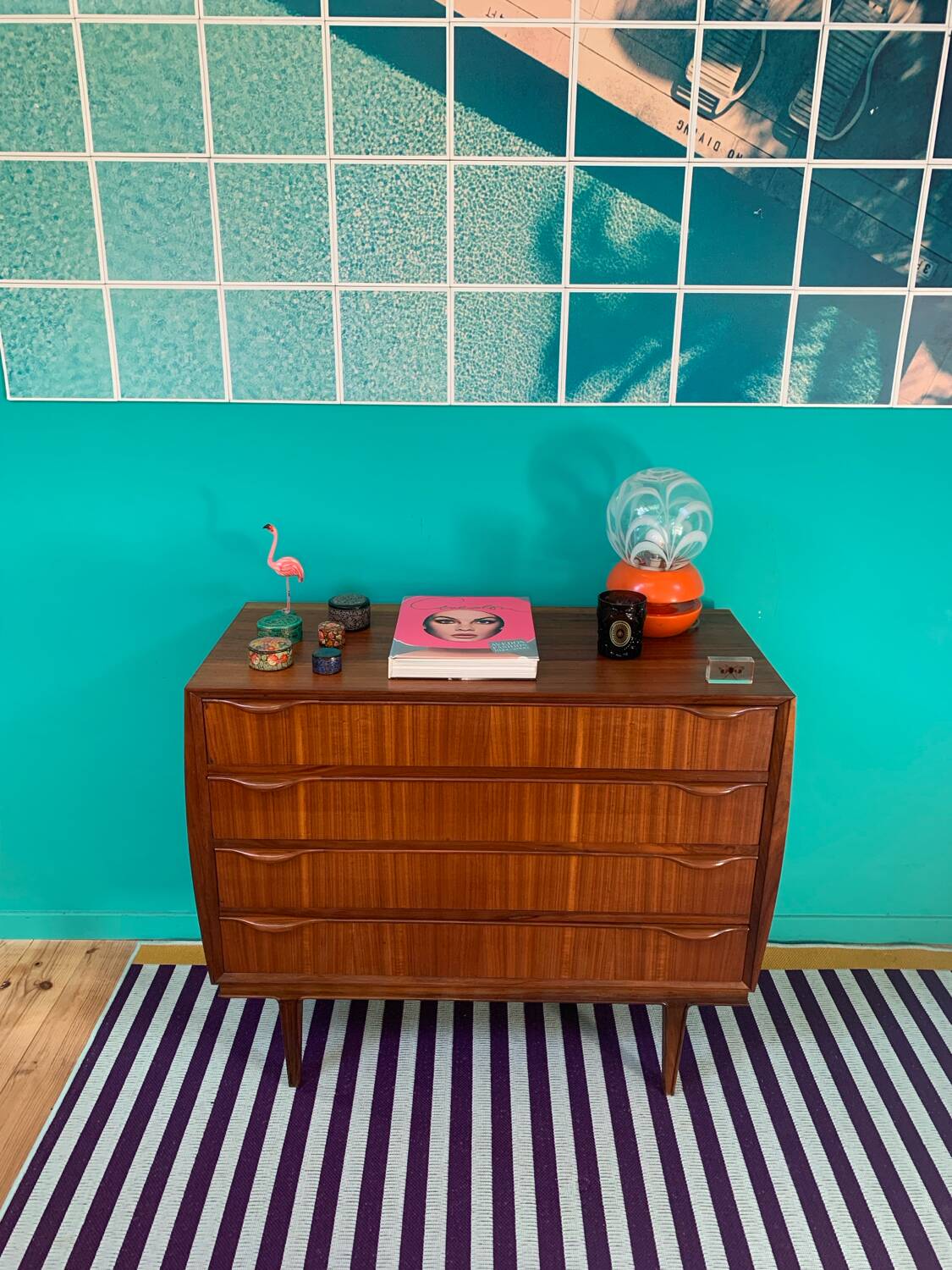 Vintage Scandinavian chest of drawers