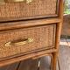 Commode osier et rotin