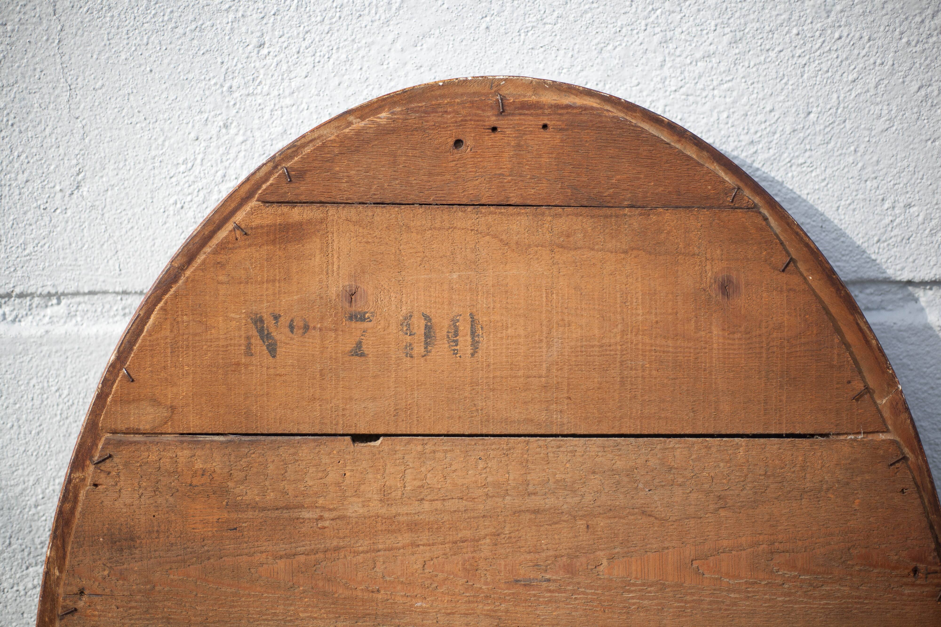 Miroir oval vintage 85x57cm