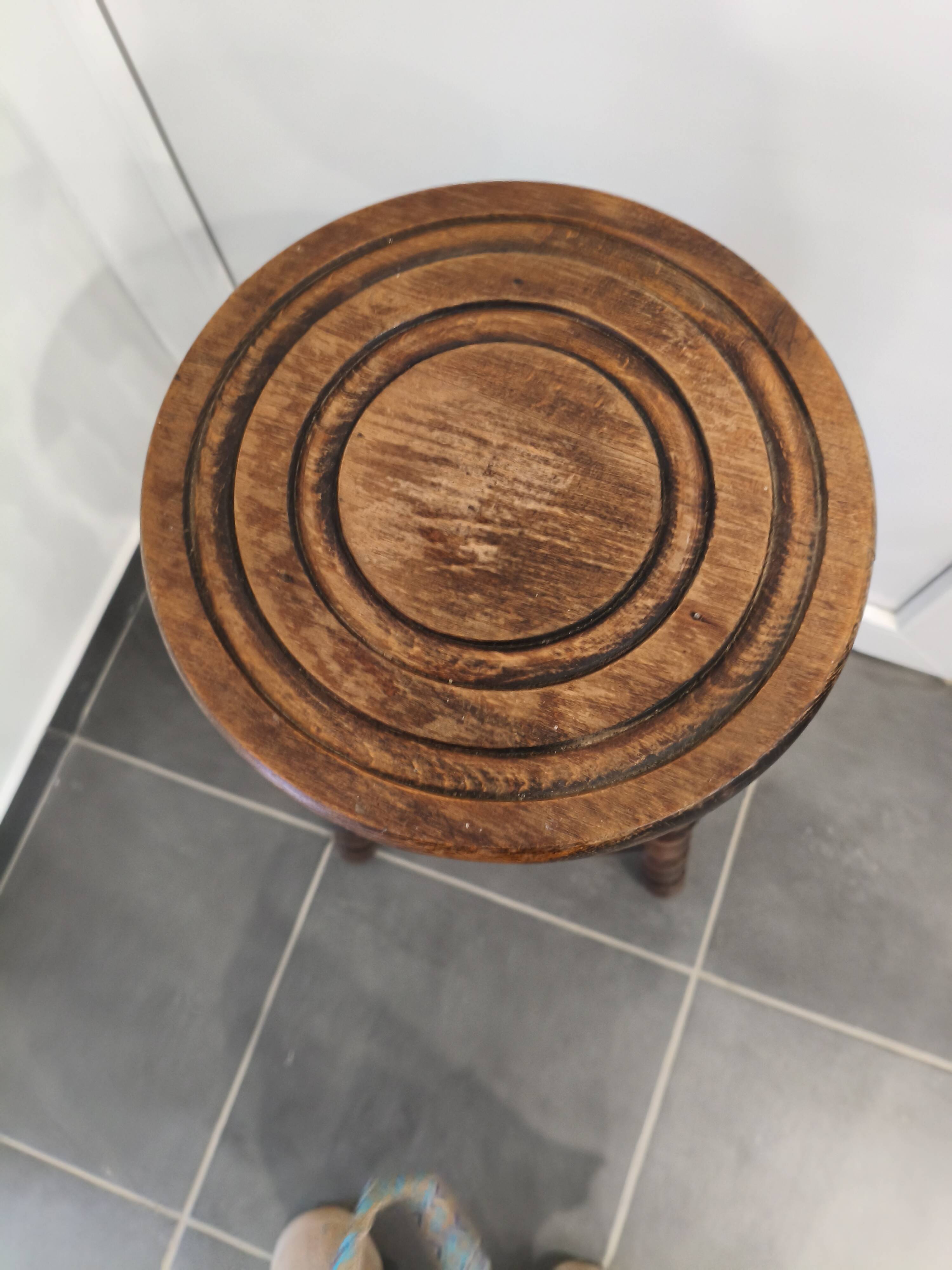 Rare musical workbench in solid wood – Louis XV style