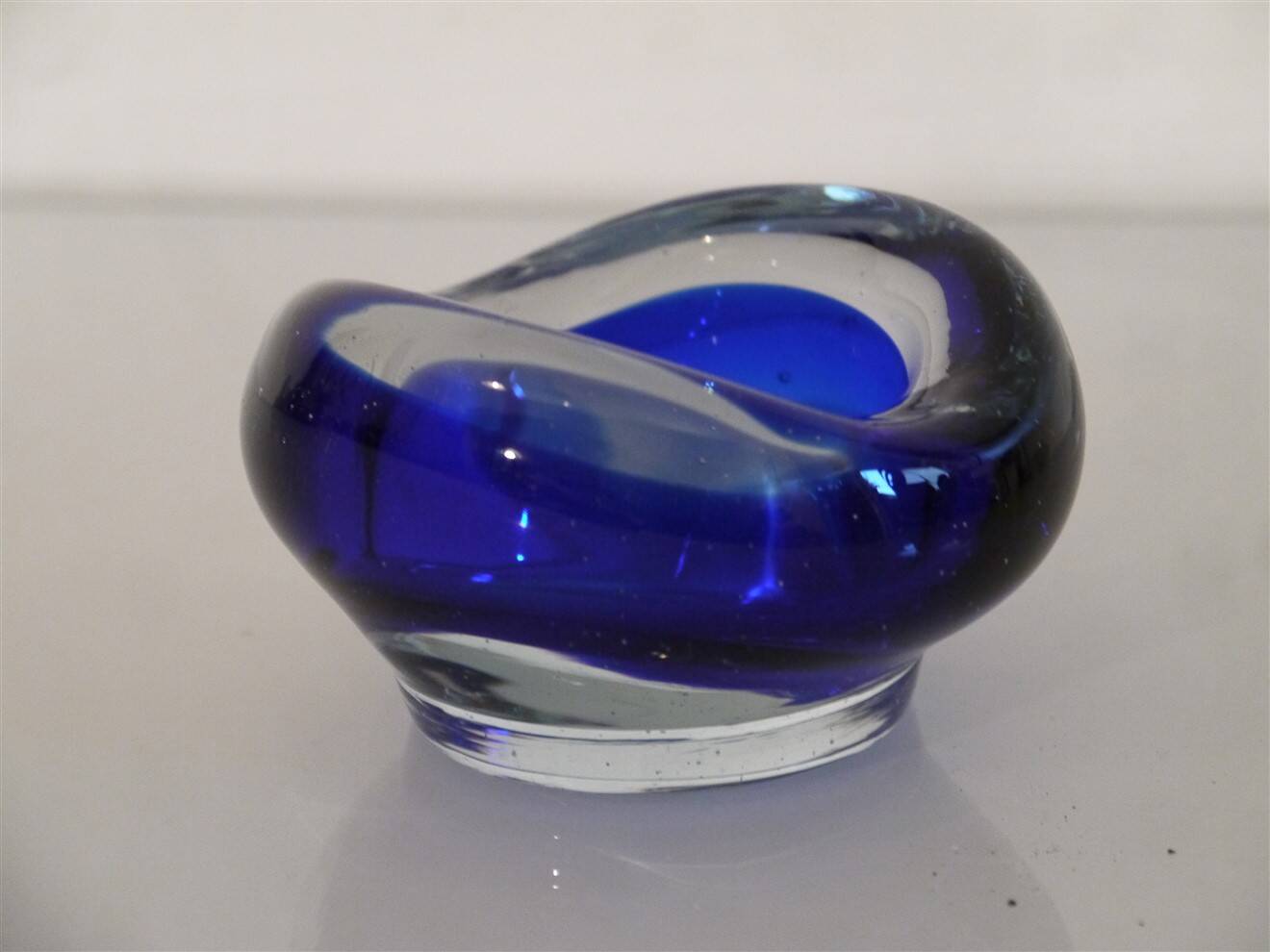 1970 submerged glass ashtray