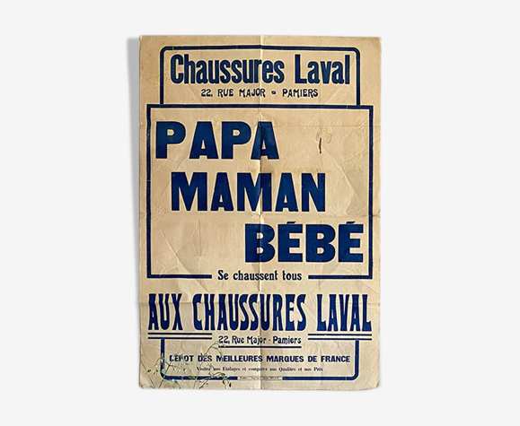 Affiche Chaussures Laval