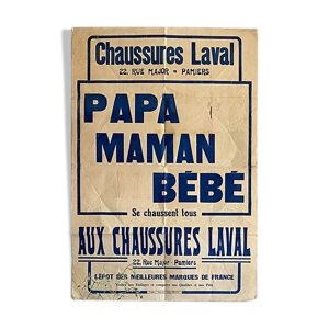 Affiche chaussures Laval