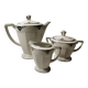 Limoges porcelain coffee maker, sugar bowl, art deco period f. great