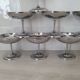 8 stainless steel 18/10 FCA style Létang and Rémi Jean Couzon cups