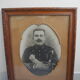Old photograph soldier portrait, WWI soldier photo