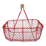 Vintage wire mesh basket