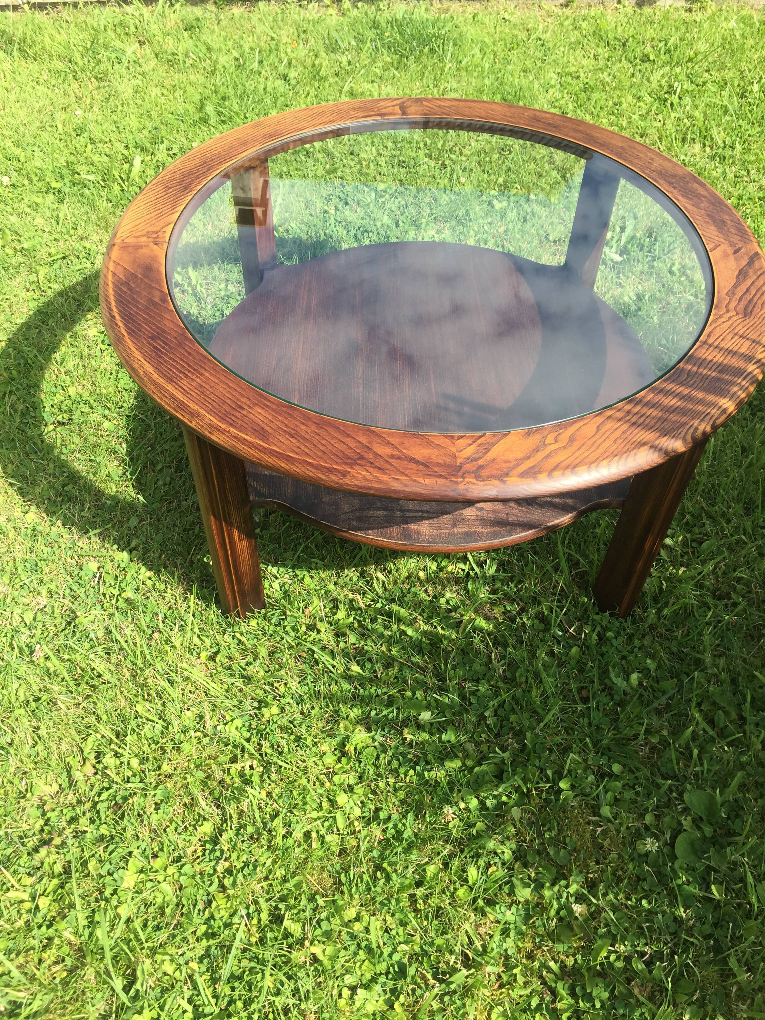 Vintage gplan round coffee table