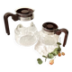 Vintage Pyrex glass teapot coffee pot carafes