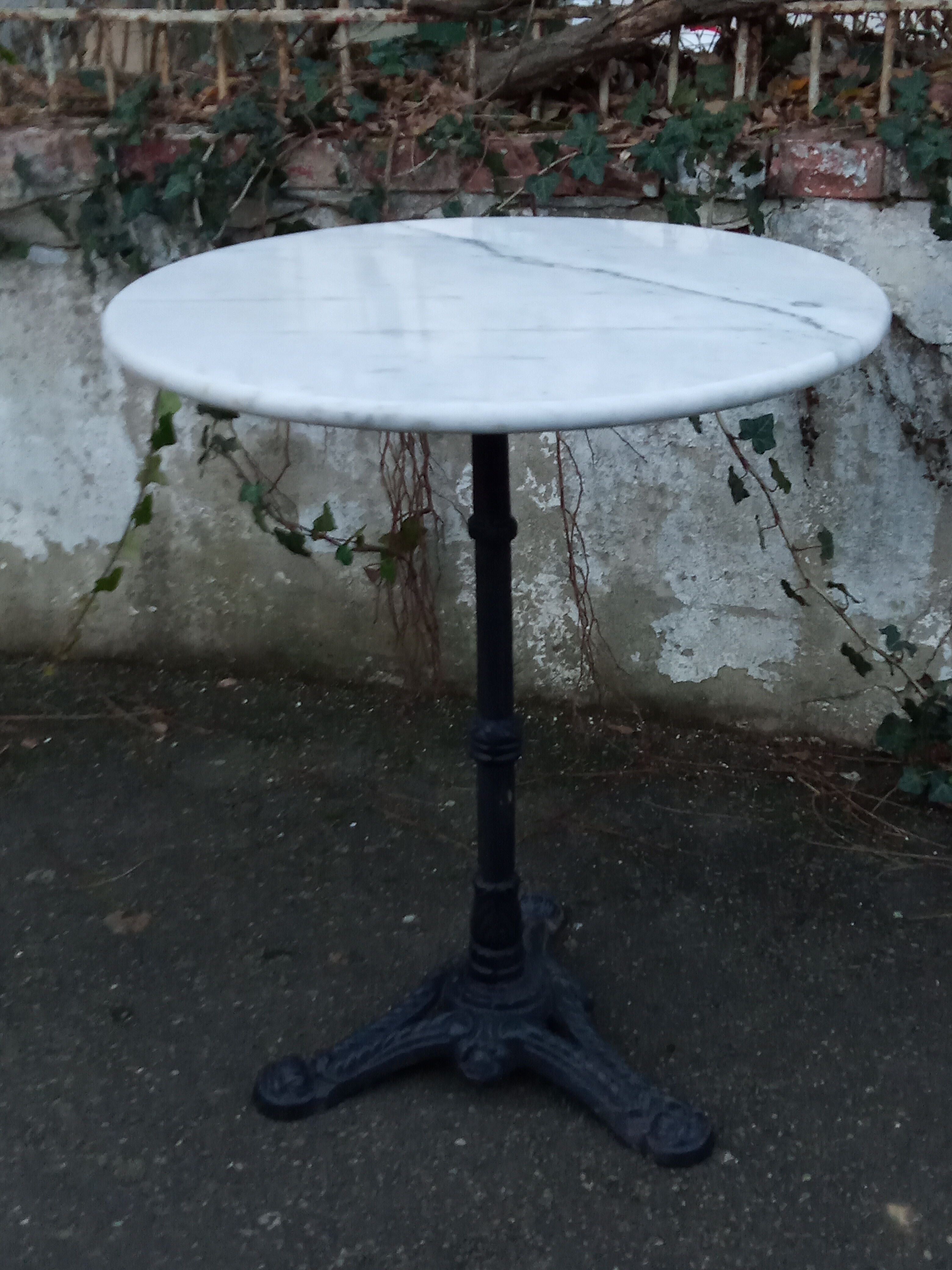 Marble bistro table