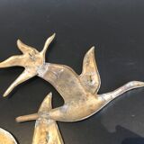 Oiseaux en envol laiton