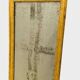 Louis XVI mirror in carved and gilded wood with leaf 18th century