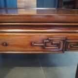 Pair of Chinese armchairs made of exotic wood