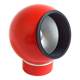 Bright Red Lita Ball Lamp Space Age 70s