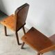 Paire de chaises brutaliste en chêne 1950