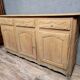 Louis XV period sideboard in solid wood with an air-abrasive finish