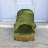 Toad style Art Deco armchair