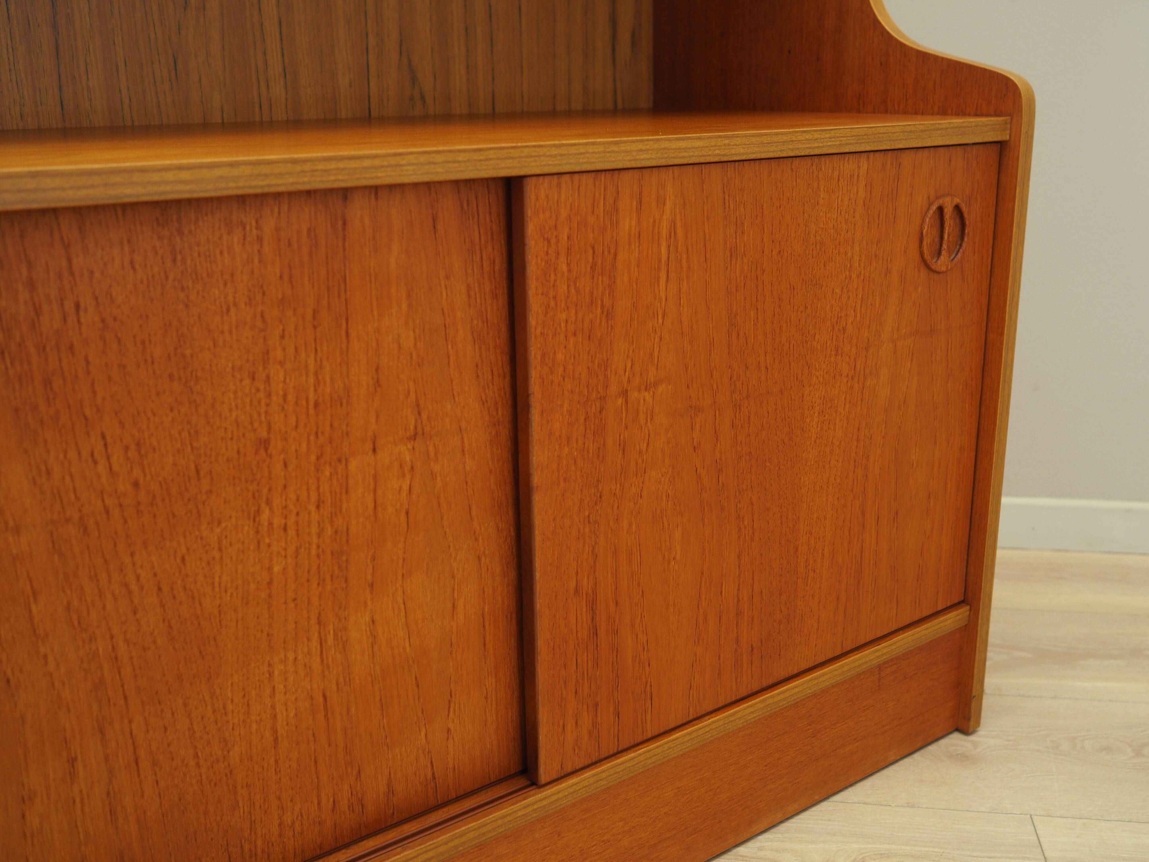Teak bookcase, Danish design, 1960s, production: Denmark