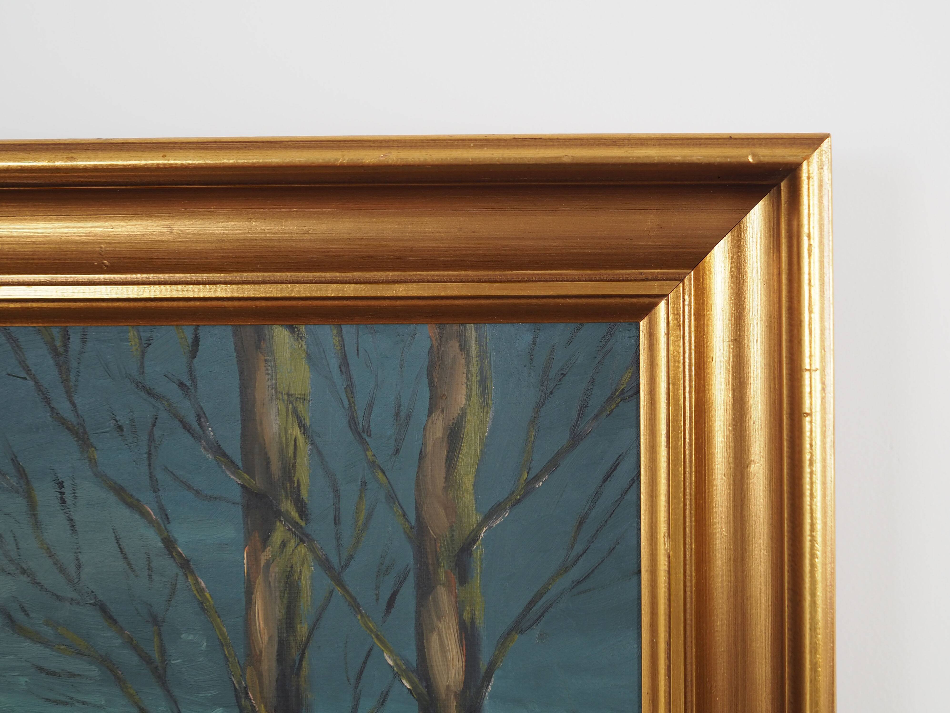 Painting „The Pair of Deer”, Scandinavian design, 1960s