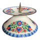 Poljak candle holder from the 1950s-60s in enamelled sheet metal.