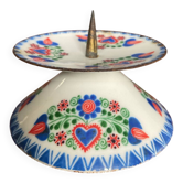 Bougeoir Poljak en tôle émaillée, années 50-60