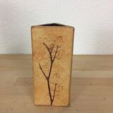 Raymonde Leduc herbarium triangular vase, ceramics