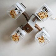 Lustre cubique Gaetano Sciolari pour Mazzega