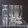 Lot de 6 flûtes/ coupes cavalier en verre transparent en très bon état