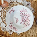 Set of 14 deep flat and dessert plates with defect FT Jasmins Badonviller
