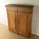 Classicist wardrobe from around 1840, solid oak, Austria