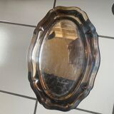 Silver metal dish