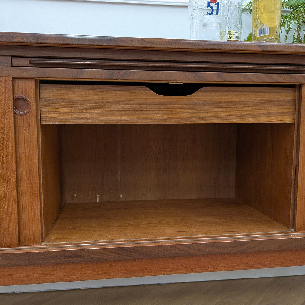 Vintage teak enfilade from the 1960s.