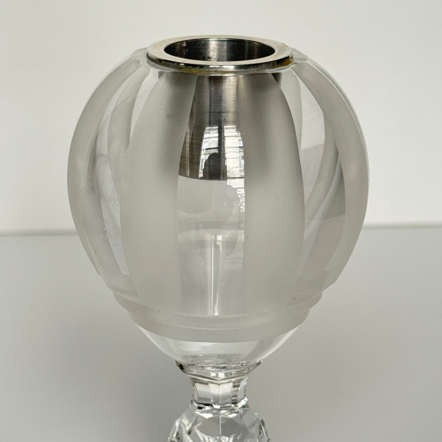 Saint Louis Crystal Candlesticks | Set of 3 | 20th Century