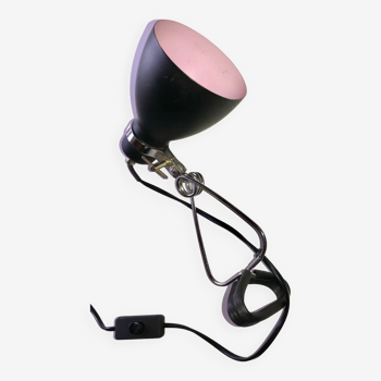 Black/pink clip-on spotlight