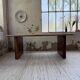 Table, bureau en teck 1970