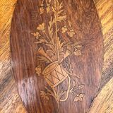 Old dressing table in inlaid wood