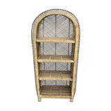 Buri wicker & rattan shelf