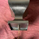 Brushed stainless steel lamp foot 1970