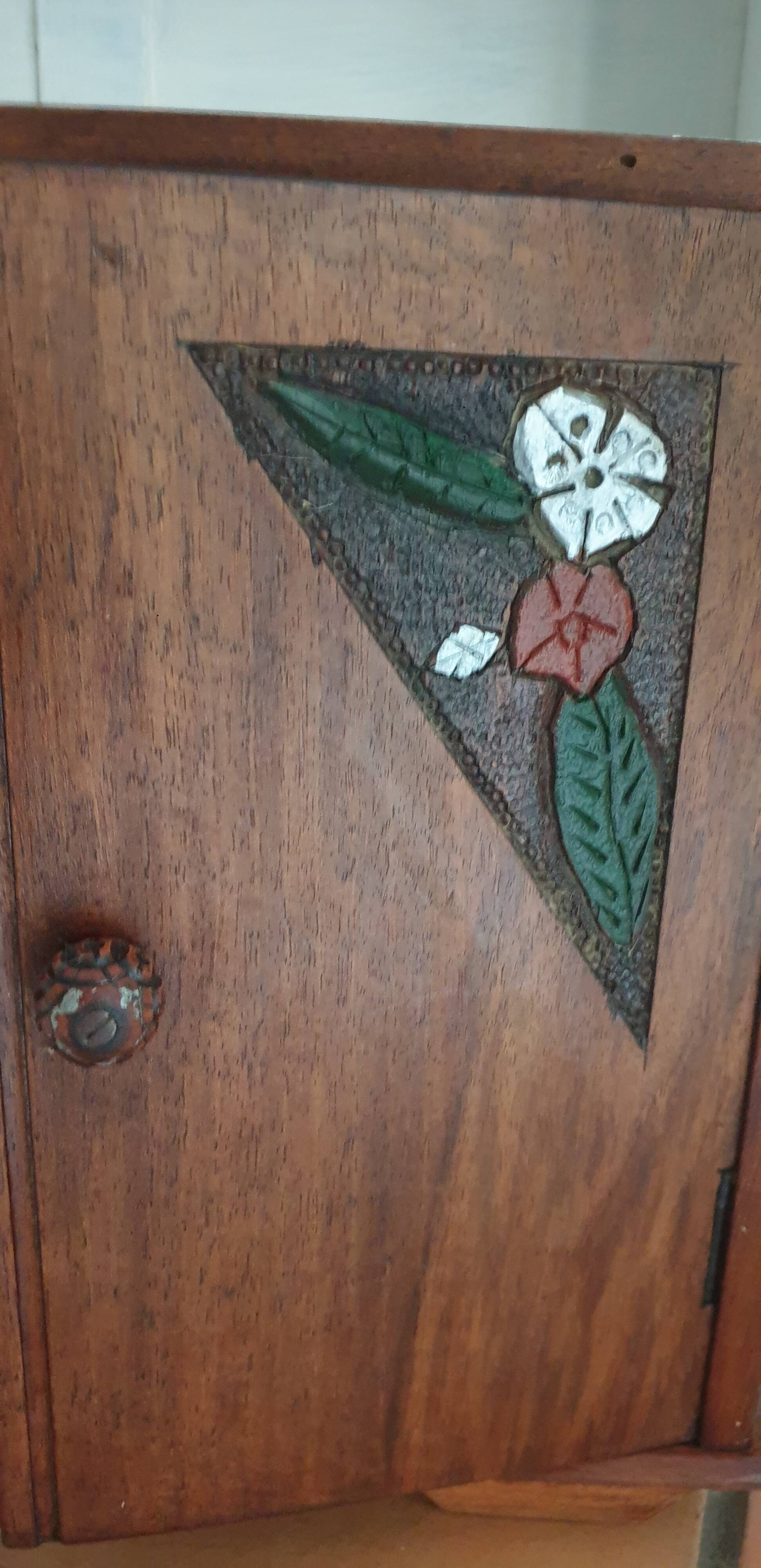 Small old storage cabinet