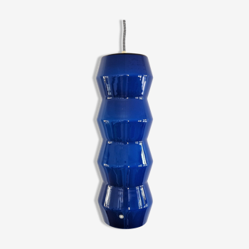 Blue colored Murano glass pendant lamp, Sweden 1960's