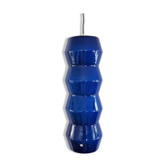 Blue colored Murano glass pendant lamp, Sweden 1960's