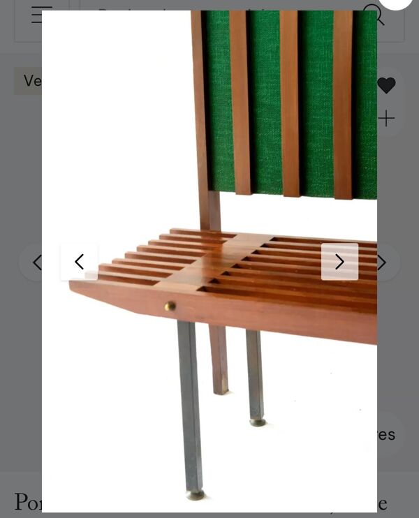 Cintre mural moderniste design italien 1970