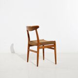 Hans Wegner W2 chairs C.M Madsens 1950s