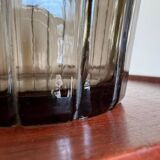 Art Deco amber glass vase