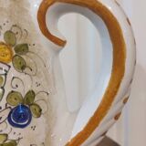 Large ceramic rooster pitcher Deruta