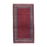 Vintage Indian carpet Seraband 100cm x 189cm 1970s