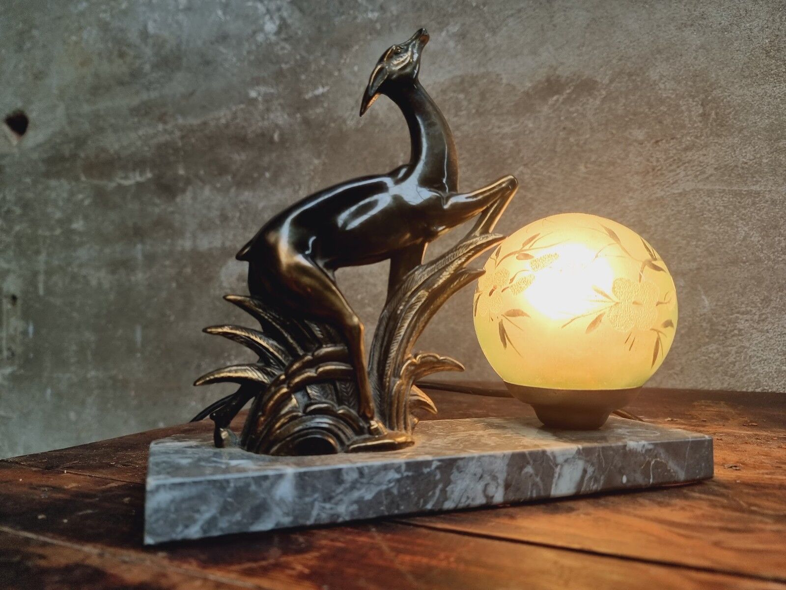 Art deco lamp French table lamp